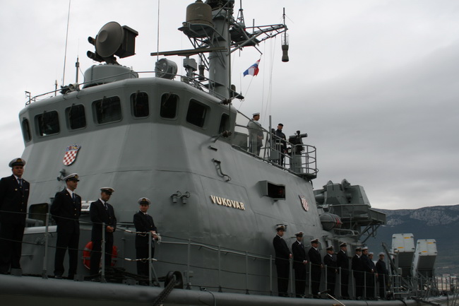 Svečanost imenovanja raketnih topovnjača Vukovar i Dubrovnik