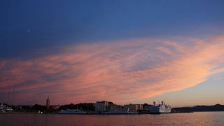 Čudesni zalazak sunca u Zadru 26. kolovoza 2012.