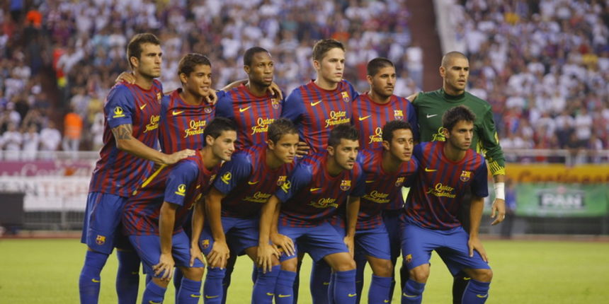 Split, 230711.
Stadion Poljuda.
Prijateljska nogometna utakmica Hajduk – Barcelona povodom stote obljetnice Hajduka.
Na slici: momcad Barcelone.
Foto: Duje Klaric / CROPIX Split, 230711.
Stadion Poljuda.
Prijateljska nogometna utakmica Hajduk – Barcelona povodom stote obljetnice Hajduka.
Na slici: momcad Barcelone.
Foto: Duje Klaric / CROPIX