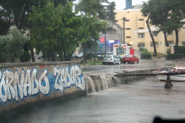 Subotnji potop u Zadru, Foto: Mladen Malik