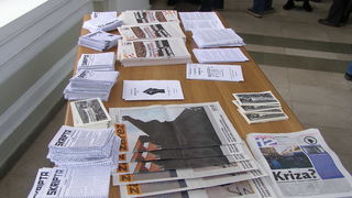Okupljanje Nezavisne studentske inicijative Zadar (foto Nikola Turcinov) Okupljanje Nezavisne studentske inicijative Zadar (foto Nikola Turcinov)