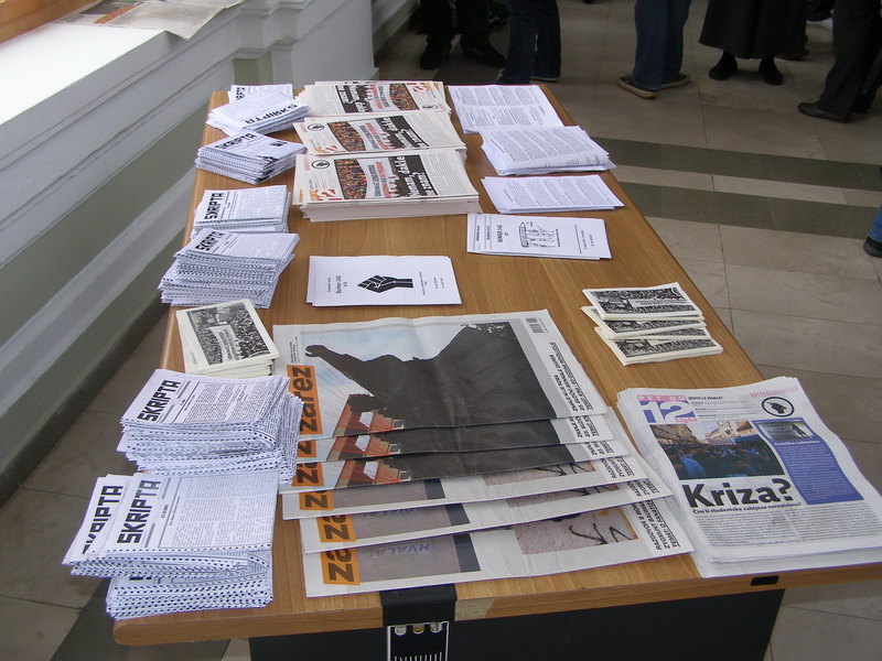Okupljanje Nezavisne studentske inicijative Zadar (foto Nikola Turcinov) Okupljanje Nezavisne studentske inicijative Zadar (foto Nikola Turcinov)
