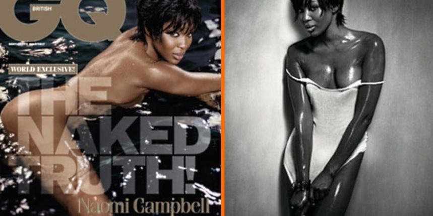 Naomi Campbell ( foto GQ). Naomi Campbell ( foto GQ).