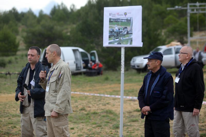11. medjunarodni simpozij MINE ACTION 2014 odrzan je na podrucju nekadasnje vojne baze Sepurine, gdje su predstavljeni nacini u razminiravanju. Photo: Filip Brala/PIXSELL 11. medjunarodni simpozij MINE ACTION 2014 odrzan je na podrucju nekadasnje vojne baze Sepurine, gdje su predstavljeni nacini u razminiravanju. Photo: Filip Brala/PIXSELL