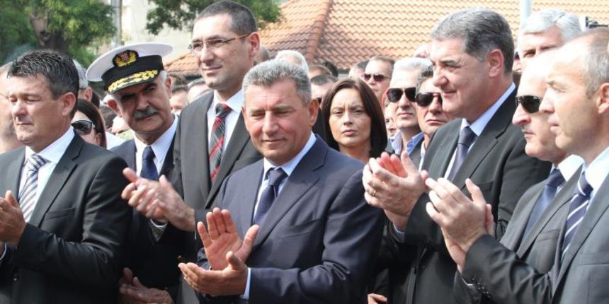 02.09.2013., Split – Generali Ante Gotovina i Damir Krsticevic svecano su otvorili spomenik 4. gardijskoj brigadi. Photo: Ivana Ivanovic/PIXSELL