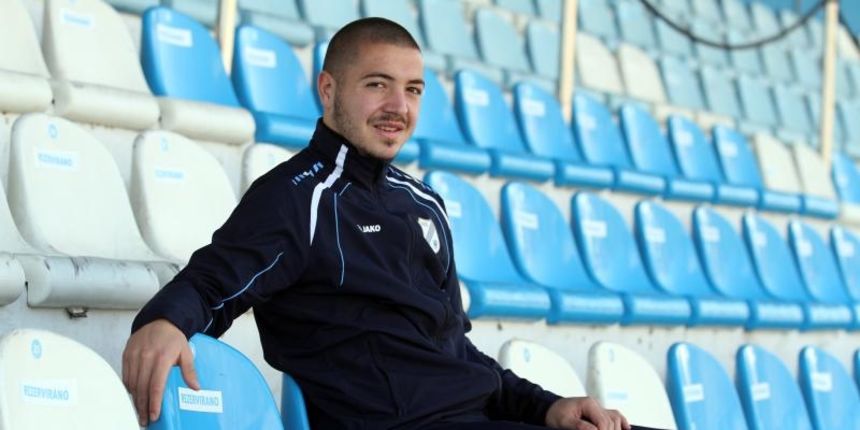 16.02.2015., Stadion Kantrida, Rijeka – Josip Radosevic, nogometas HNK Rijeka. Photo: Goran Kovacic/PIXSELL