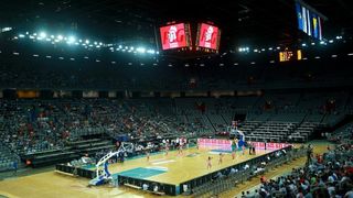Arena Zagreb, Zagreb – Pripremni turnir za EuroBasket 2015., Hrvatska – BiH. Photo: Igor Kralj i Marko Lukunic/PIXSELL Arena Zagreb, Zagreb – Pripremni turnir za EuroBasket 2015., Hrvatska – BiH. Photo: Igor Kralj i Marko Lukunic/PIXSELL