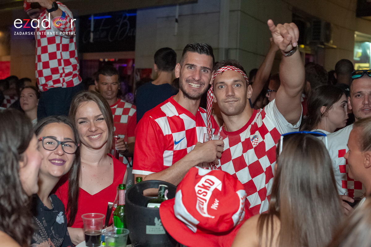Zadar je gorio: Velika fešta nakon plasmana Vatrenih u polufinale Svjetskog prvenstva