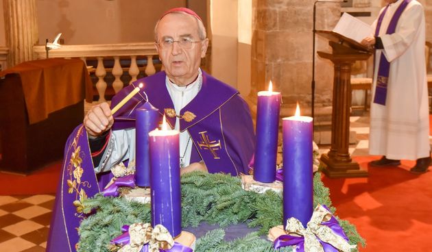 Obred paljenja četvrte adventske svijeće u crkvi Sv. Šime