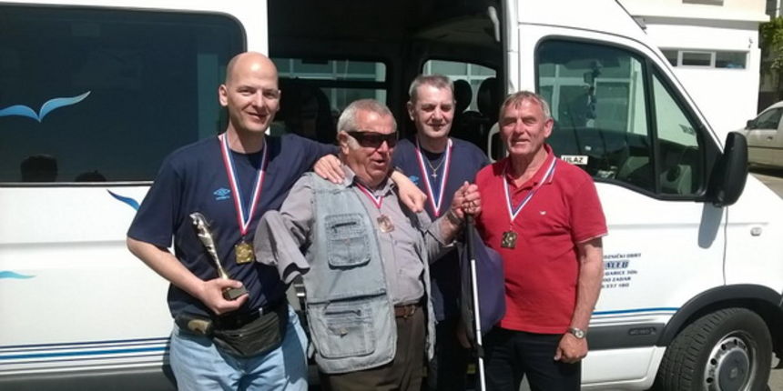 Odlični plasmani zadarskih predstavnika na 31. Dalmatinskim igrama slijepih u Dubrovniku