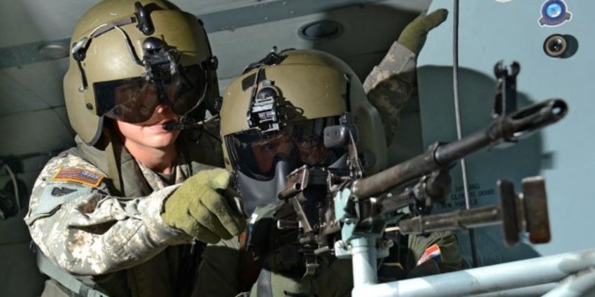 Amerikanci u Zemuniku obučavali hrvatske bočne strijelce, foto: MORH