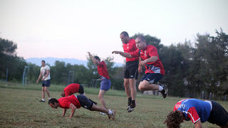 Trening zadarskih ragbijaša u Zemuniku (foto:Saša Čuka)