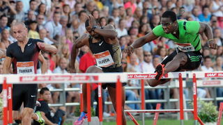 Zagreb, 130911.
IAAF World Challenge Zagreb 2011, 
61. memorijal Borisa Hanzekovica na atletskom stadionu Mladost na Savi.
Na slici: Robles Dayron 110 prepone.
Foto: Srdjan Vrancic / CROPIX