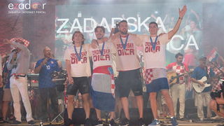 Veličanstven doček četvorice zadarskih Vatrenih