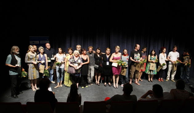 Zadar, 040611.
Veceras je u Zadru zatvoren 23. susret hrvatskih lutkara na kojem je trijumfirala predstava Michelangelo Bounaroti zadarskog kazalista lutaka.
Foto: Jure Miskovic / CROPIX