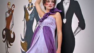 2500 kn; Haljinu dizajnira Klara Dedić: saten-svila i muslin (foto: Marin Gospić)