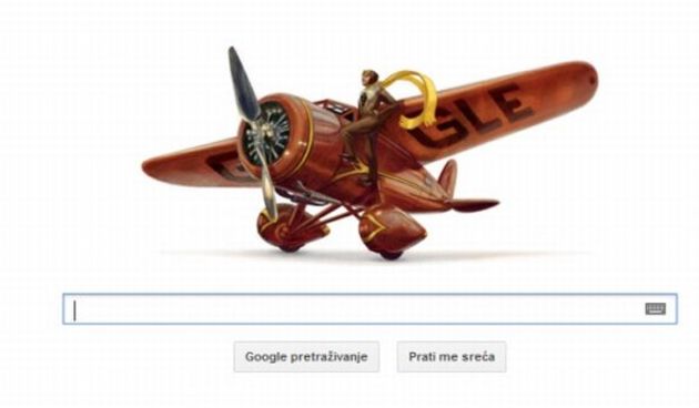 Google posvetio crtež Ameliji Earhart