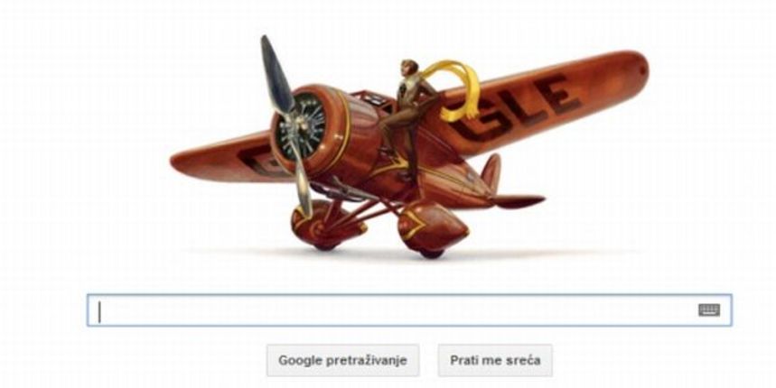 Google posvetio crtež Ameliji Earhart Google posvetio crtež Ameliji Earhart