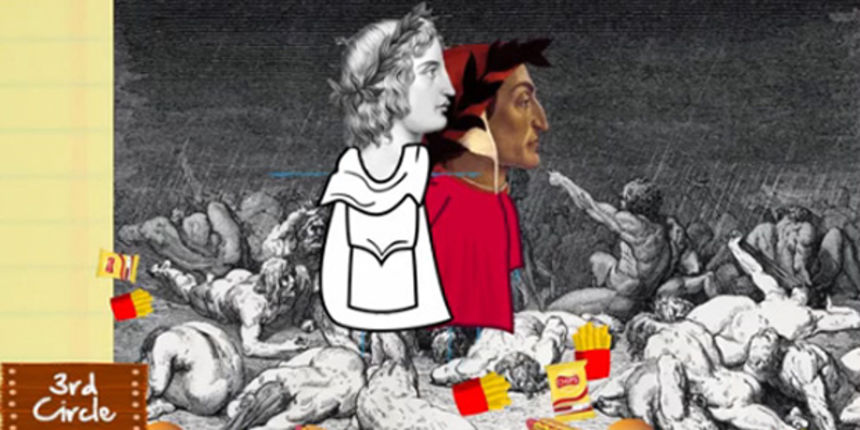 Danteov ‘Pakao’ serviran na humorističan način, Youtube / Screenshot Screenshot (Foto) Danteov ‘Pakao’ serviran na humorističan način, Youtube / Screenshot Screenshot (Foto)