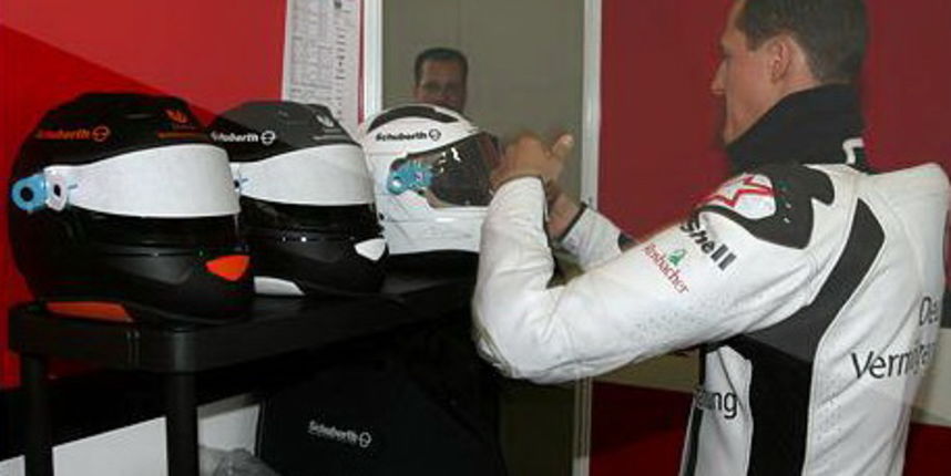 Michael Schumacher, Foto: schuberth.fr Michael Schumacher, Foto: schuberth.fr