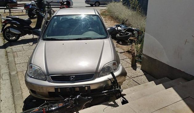 Prometna na policijskom parkiralištu