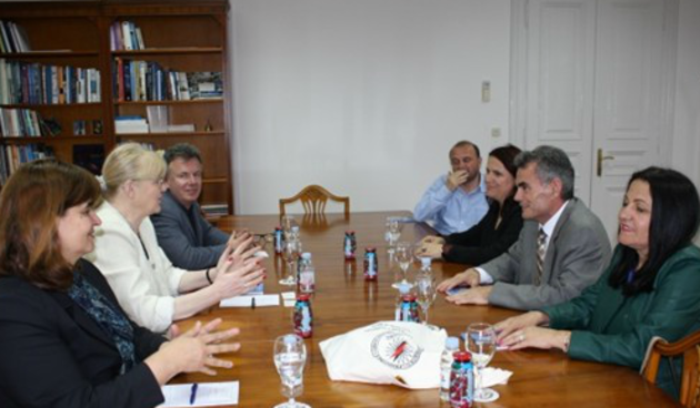 Izaslanstvo prištinskog Sveučilišta u posjeti Zadru. Foto: unizd