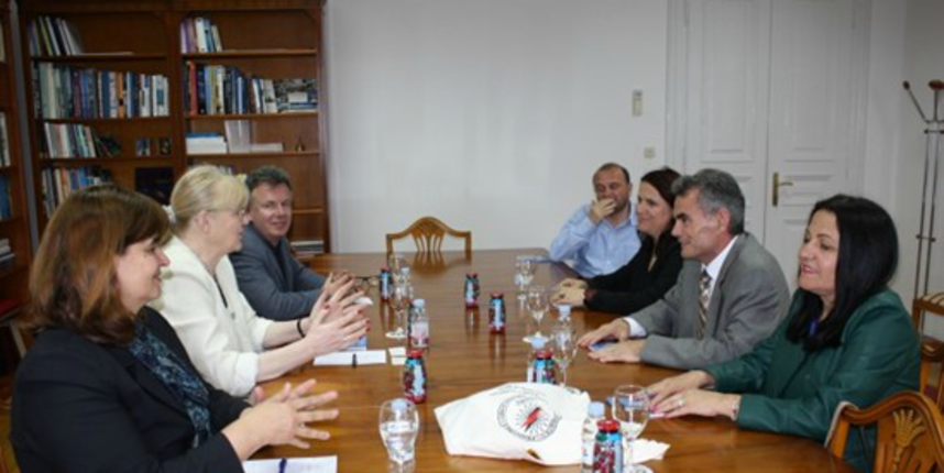 Izaslanstvo prištinskog Sveučilišta u posjeti Zadru. Foto: unizd Izaslanstvo prištinskog Sveučilišta u posjeti Zadru. Foto: unizd