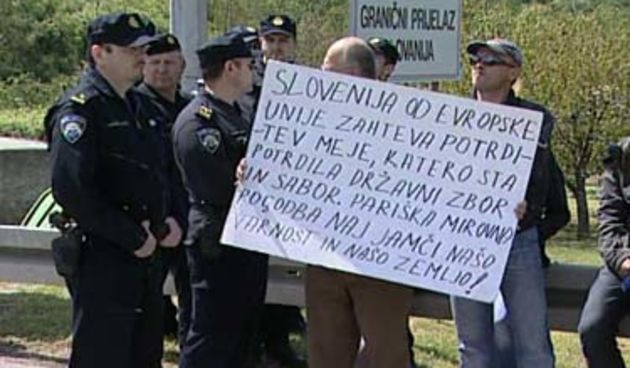 Izgrednici SLO (Foto: HTV)