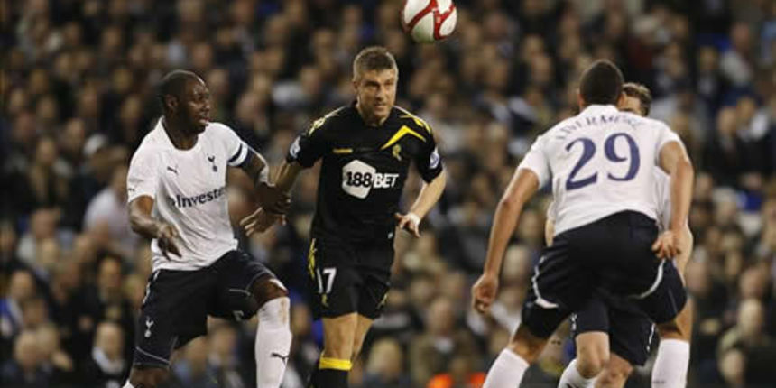 Ivan Klasnić i Ledley King, foto: tottenhamhotspur.com