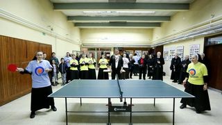 Zagreb: Sportske igre redovnica u OŠ Mato Lovrak. Photo: Goran Jakus/PIXSELL