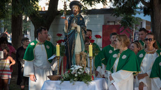 Procesija u Biogradu na blagdan sv. Roka, foto: Vinko Pešić Procesija u Biogradu na blagdan sv. Roka, foto: Vinko Pešić