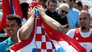 Rio de Janeiro, Brazil – Braća Sinkovic, Martin i Valent, osvajači su olimpijske zlatne medalje u utrci dvojaca na pariće.  Photo: Igor Kralj/PIXSELL