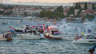 Zadar priredio čudesan doček svojim Vatrenim herojima (1)