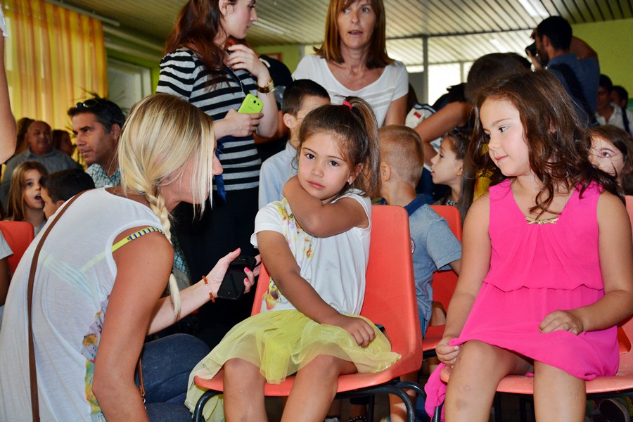 Prvi dan škole u OŠ Stanovi  ; foto Iva Perinčić