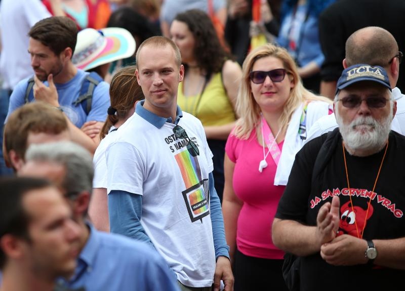 Održan je XV Zagreb Pride pod motom Još Hrvatska ni propala. Photo: PIXSELL Održan je XV Zagreb Pride pod motom Još Hrvatska ni propala. Photo: PIXSELL