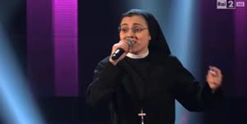 Raspjevana redovnica pobijedila na televizijskom natjecanju, foto: tportal.hr Raspjevana redovnica pobijedila na televizijskom natjecanju, foto: tportal.hr