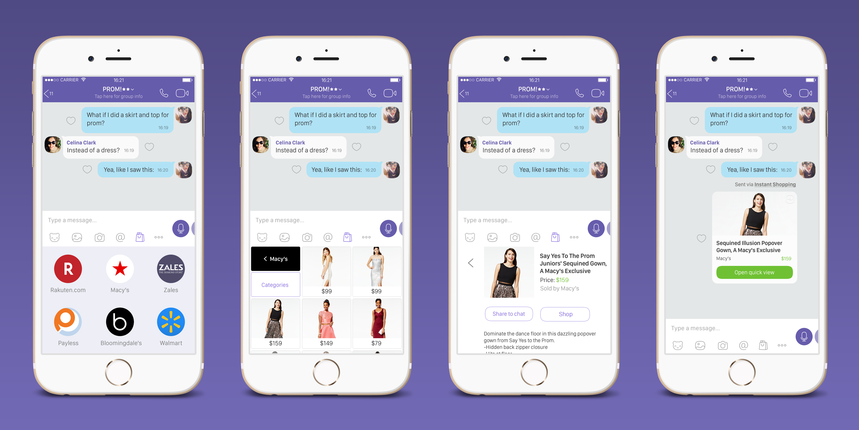 Rakuten Viber Instant Shopping Rakuten Viber Instant Shopping