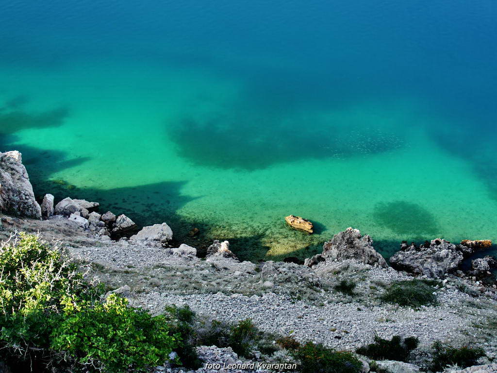 Pogled s Tulovih greda i paška bonaca