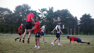Trening zadarskih ragbijaša u Zemuniku (foto:Saša Čuka)