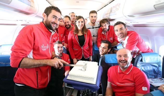 Davis Cup reprezentativci se vratili u Hrvatsku