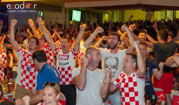 Ludilo u Zadru: Evo kako se navijalo i slavilo pobjedu Vatrenih