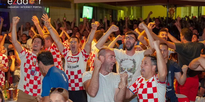 Ludilo u Zadru: Evo kako se navijalo i slavilo pobjedu Vatrenih
