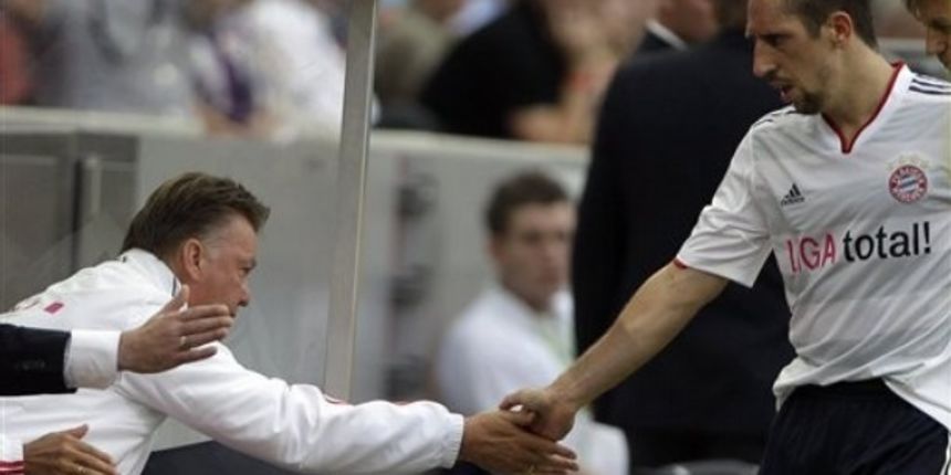 Louis Van Gaal, Franck Ribery (foto: AP Photo) Louis Van Gaal, Franck Ribery (foto: AP Photo)