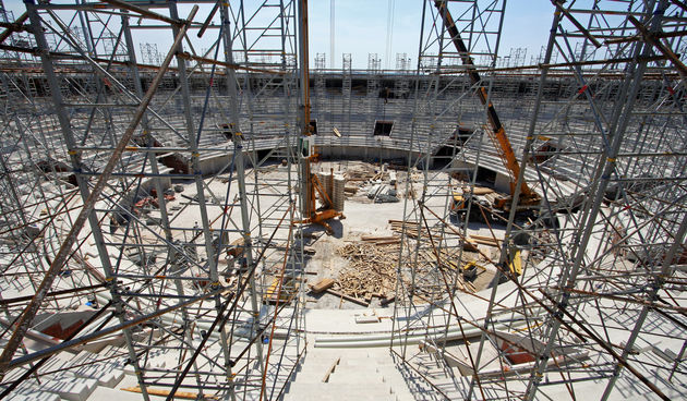 Čelična konstrukcija dvorane Višnjik 2007