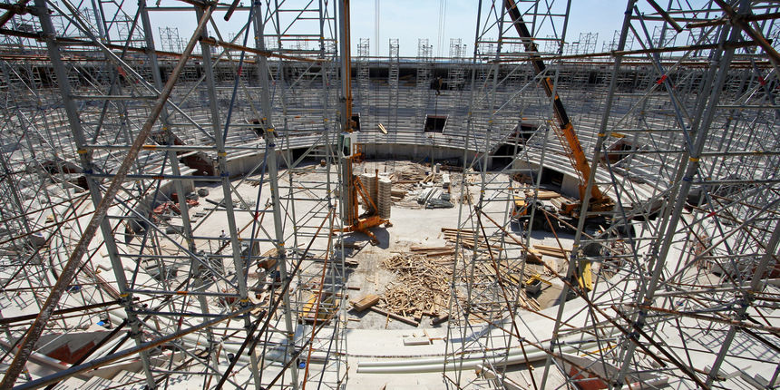 Čelična konstrukcija dvorane Višnjik 2007