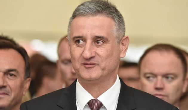 Zadar – Tomislav Karamarko predsjednik HDZ-a na proslavi dana obrane grada Zadra u Dracevcu. Prisustvovali su i Bozidar Kalmeta, Milijan Brkic i Mladen Fuzul. Photo: Hrvoje Jelavic/PIXSELL