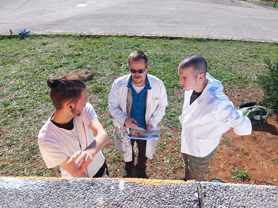 Učenici Škole primijenjene umjetnosti i dizajna oslikavaju još jedan zid na Višnjiku