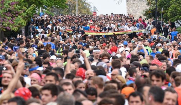 Zadar: Start najbrojnije svjetske utrke Wings For Life World Run, Photo: Dino Stanin/PIXSELL