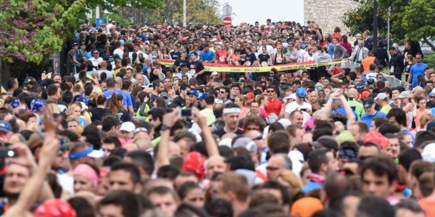 Zadar: Start najbrojnije svjetske utrke Wings For Life World Run, Photo: Dino Stanin/PIXSELL