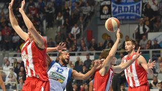 ABA liga, 9. kolo: KK Zadar – KK Crvena Zvezda 76-88 ABA liga, 9. kolo: KK Zadar – KK Crvena Zvezda 76-88